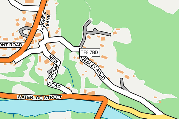 TF8 7BD map - OS OpenMap – Local (Ordnance Survey)