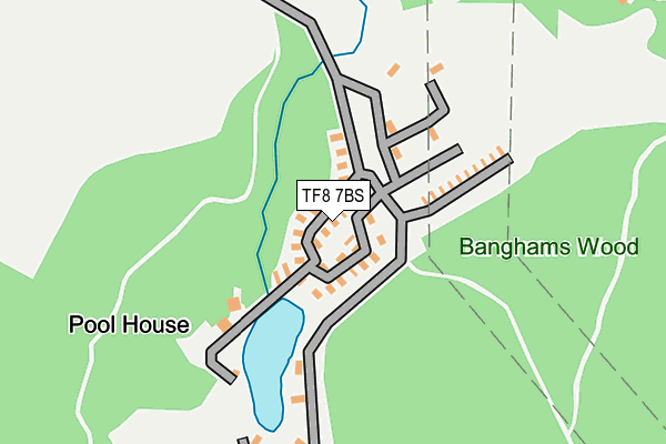 TF8 7BS map - OS OpenMap – Local (Ordnance Survey)