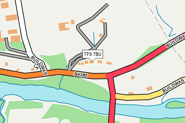 TF8 7BU map - OS OpenMap – Local (Ordnance Survey)