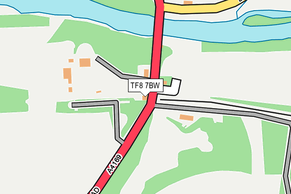 TF8 7BW map - OS OpenMap – Local (Ordnance Survey)