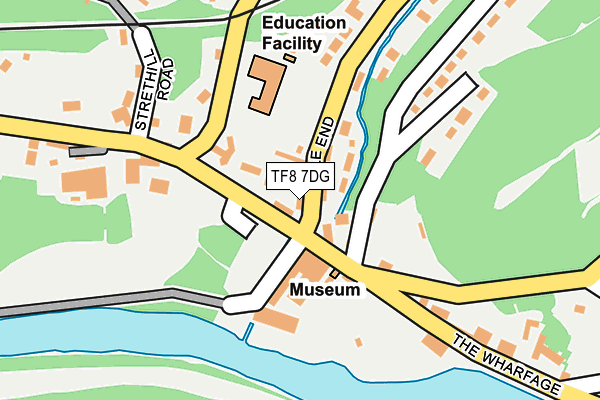 TF8 7DG map - OS OpenMap – Local (Ordnance Survey)