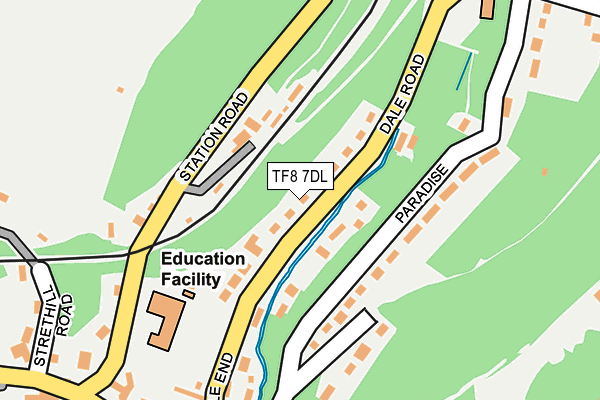 TF8 7DL map - OS OpenMap – Local (Ordnance Survey)