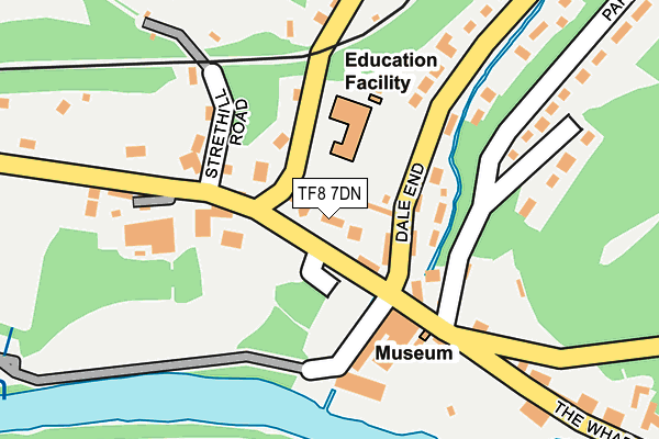 TF8 7DN map - OS OpenMap – Local (Ordnance Survey)