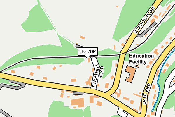 TF8 7DP map - OS OpenMap – Local (Ordnance Survey)
