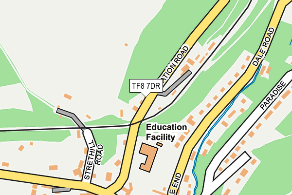 TF8 7DR map - OS OpenMap – Local (Ordnance Survey)