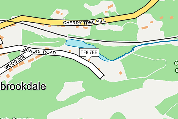 TF8 7EE map - OS OpenMap – Local (Ordnance Survey)