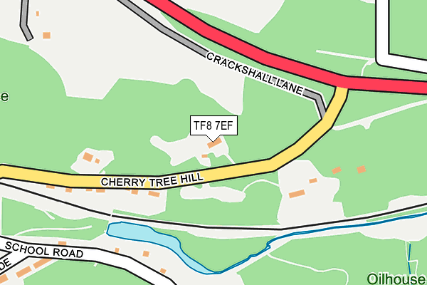 TF8 7EF map - OS OpenMap – Local (Ordnance Survey)
