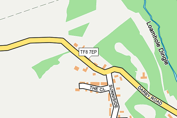 TF8 7EP map - OS OpenMap – Local (Ordnance Survey)