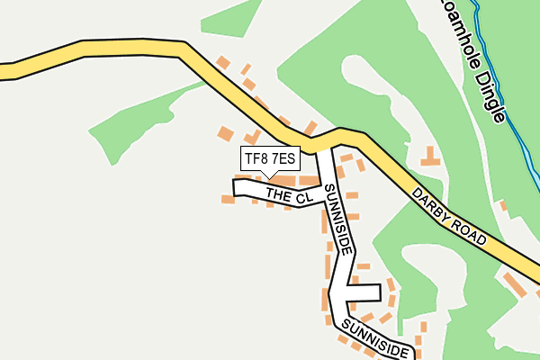 TF8 7ES map - OS OpenMap – Local (Ordnance Survey)