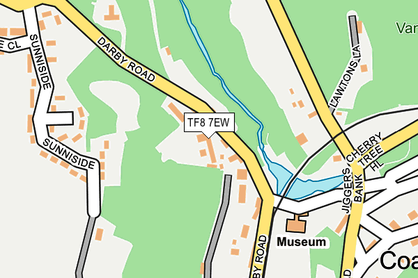 TF8 7EW map - OS OpenMap – Local (Ordnance Survey)