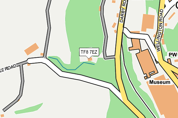 TF8 7EZ map - OS OpenMap – Local (Ordnance Survey)