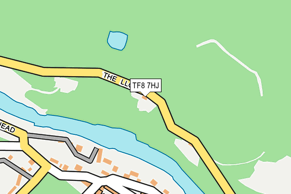 TF8 7HJ map - OS OpenMap – Local (Ordnance Survey)