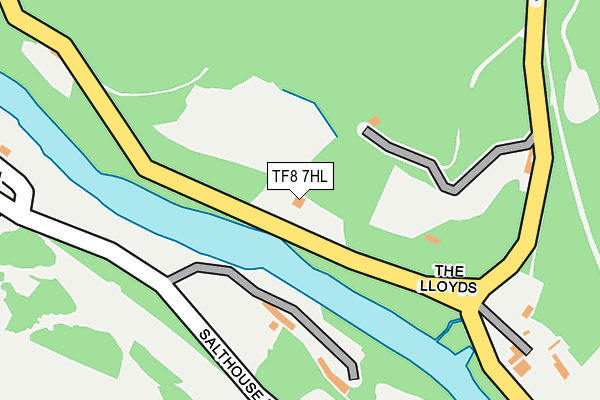 TF8 7HL map - OS OpenMap – Local (Ordnance Survey)