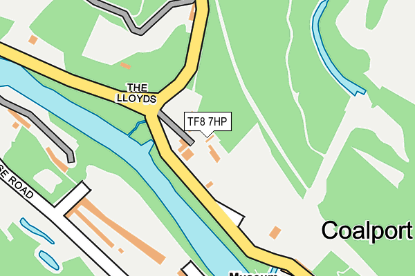 TF8 7HP map - OS OpenMap – Local (Ordnance Survey)