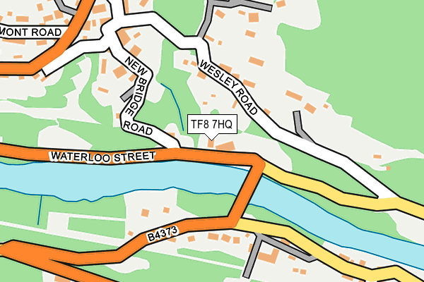 TF8 7HQ map - OS OpenMap – Local (Ordnance Survey)