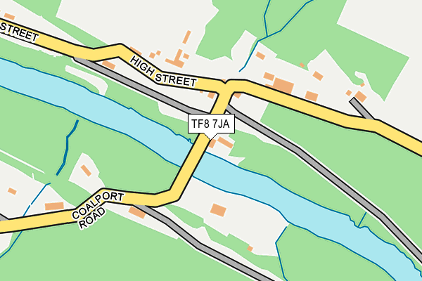 TF8 7JA map - OS OpenMap – Local (Ordnance Survey)