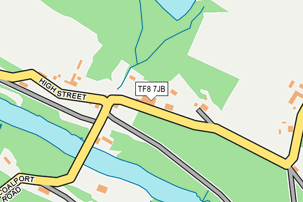 TF8 7JB map - OS OpenMap – Local (Ordnance Survey)