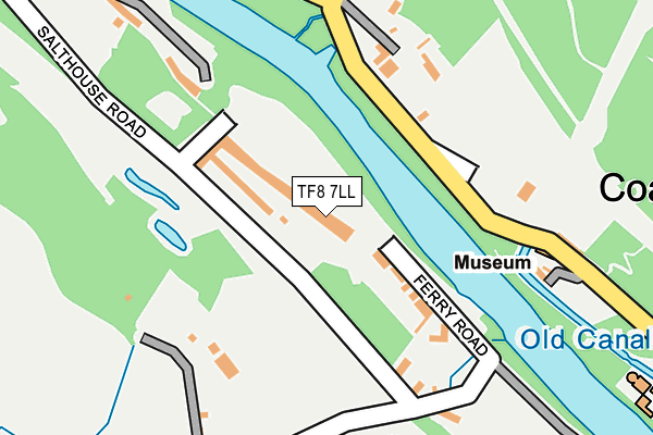 TF8 7LL map - OS OpenMap – Local (Ordnance Survey)