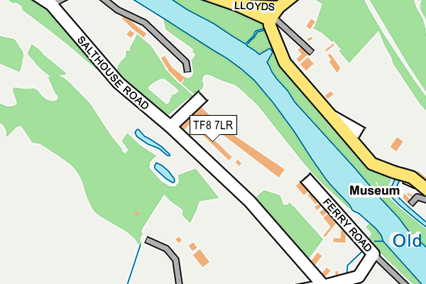 TF8 7LR map - OS OpenMap – Local (Ordnance Survey)