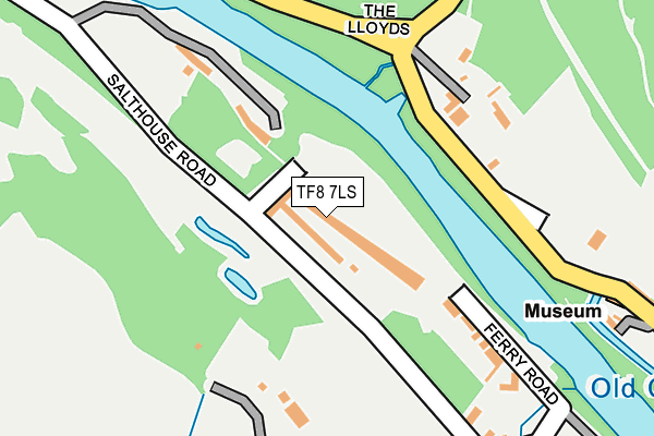 TF8 7LS map - OS OpenMap – Local (Ordnance Survey)
