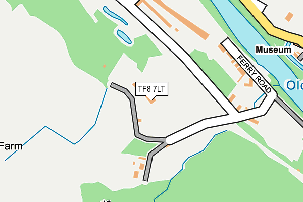 TF8 7LT map - OS OpenMap – Local (Ordnance Survey)