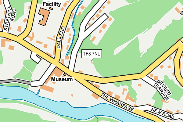 TF8 7NL map - OS OpenMap – Local (Ordnance Survey)