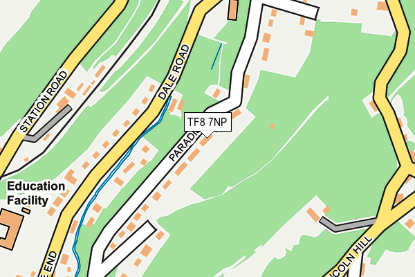 TF8 7NP map - OS OpenMap – Local (Ordnance Survey)