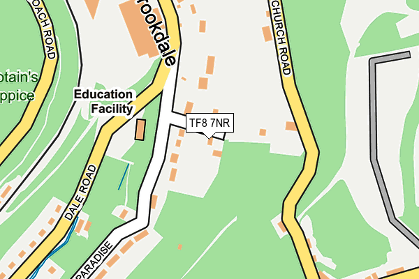 TF8 7NR map - OS OpenMap – Local (Ordnance Survey)