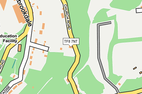 TF8 7NT map - OS OpenMap – Local (Ordnance Survey)