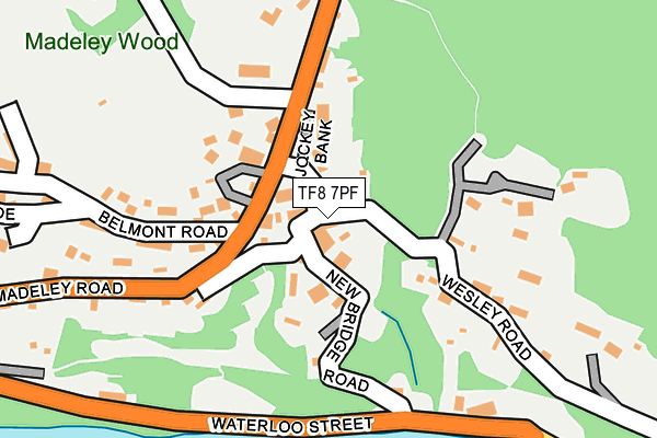 TF8 7PF map - OS OpenMap – Local (Ordnance Survey)