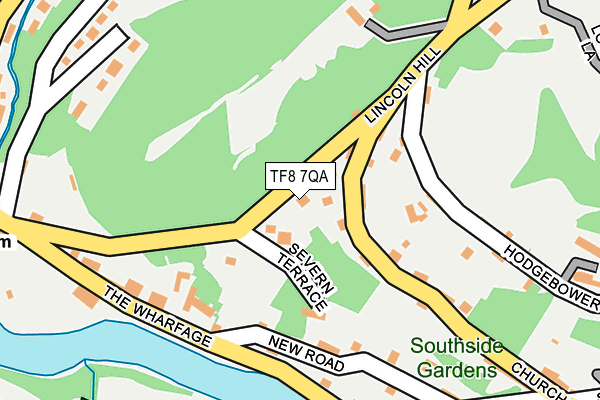 TF8 7QA map - OS OpenMap – Local (Ordnance Survey)
