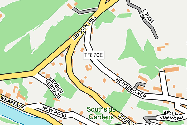 TF8 7QE map - OS OpenMap – Local (Ordnance Survey)