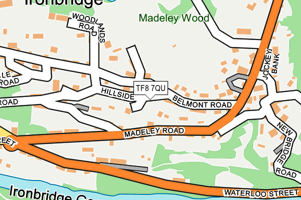 TF8 7QU map - OS OpenMap – Local (Ordnance Survey)
