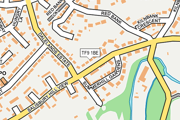TF9 1BE map - OS OpenMap – Local (Ordnance Survey)