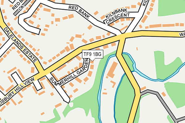 TF9 1BG map - OS OpenMap – Local (Ordnance Survey)
