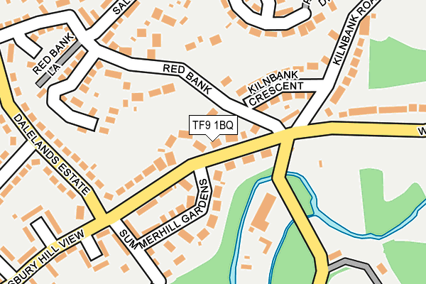 TF9 1BQ map - OS OpenMap – Local (Ordnance Survey)