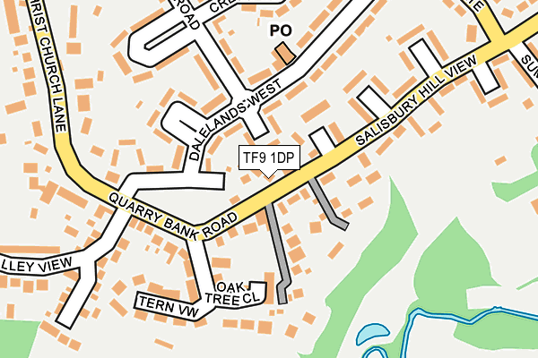 TF9 1DP map - OS OpenMap – Local (Ordnance Survey)