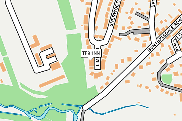 TF9 1NN map - OS OpenMap – Local (Ordnance Survey)