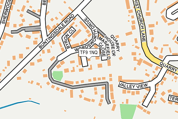 TF9 1NQ map - OS OpenMap – Local (Ordnance Survey)