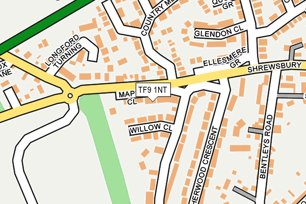 TF9 1NT map - OS OpenMap – Local (Ordnance Survey)