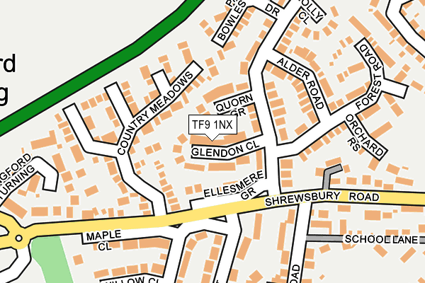 Map of PROSPECT AND RAVEN LTD at local scale