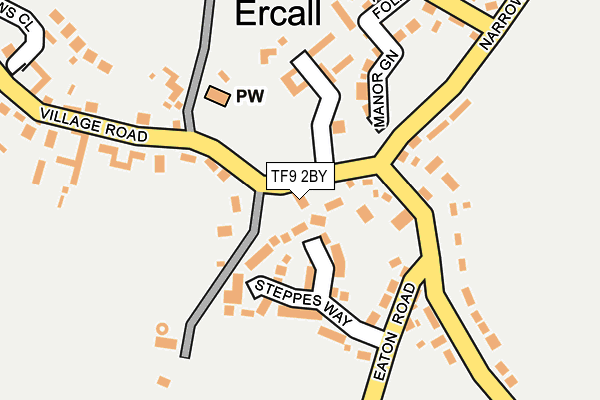 TF9 2BY map - OS OpenMap – Local (Ordnance Survey)