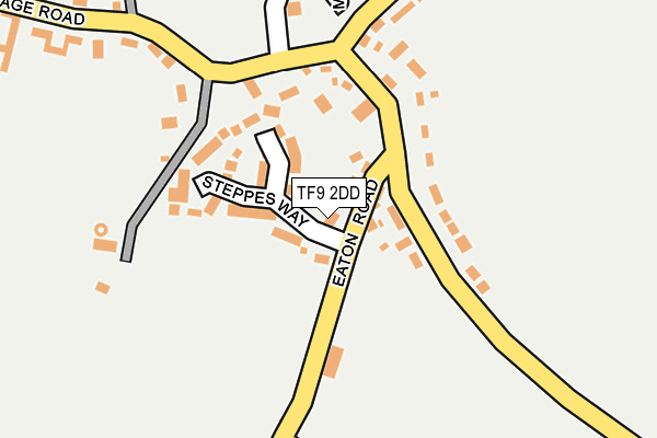 TF9 2DD map - OS OpenMap – Local (Ordnance Survey)