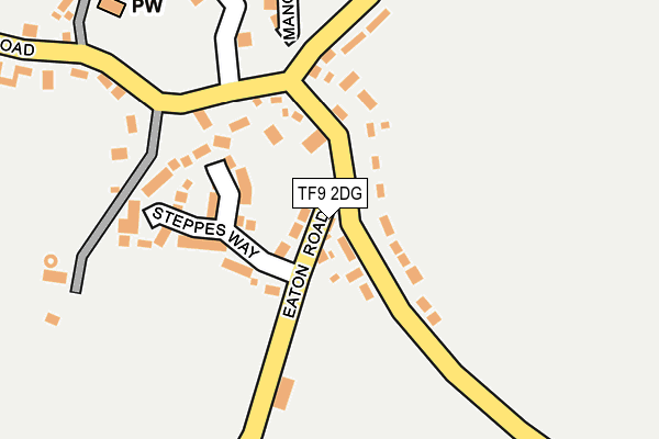 TF9 2DG map - OS OpenMap – Local (Ordnance Survey)