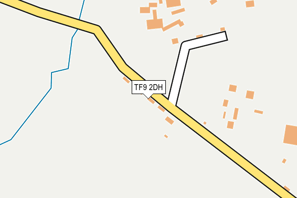TF9 2DH map - OS OpenMap – Local (Ordnance Survey)