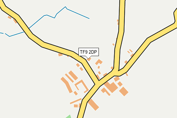 TF9 2DP map - OS OpenMap – Local (Ordnance Survey)