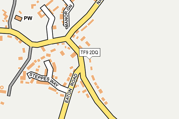 TF9 2DQ map - OS OpenMap – Local (Ordnance Survey)