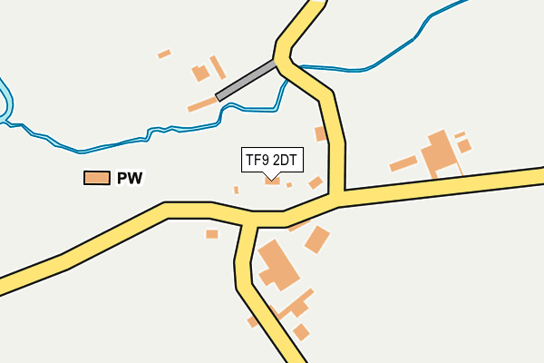 TF9 2DT map - OS OpenMap – Local (Ordnance Survey)