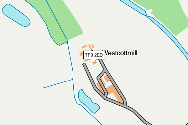 TF9 2ED map - OS OpenMap – Local (Ordnance Survey)