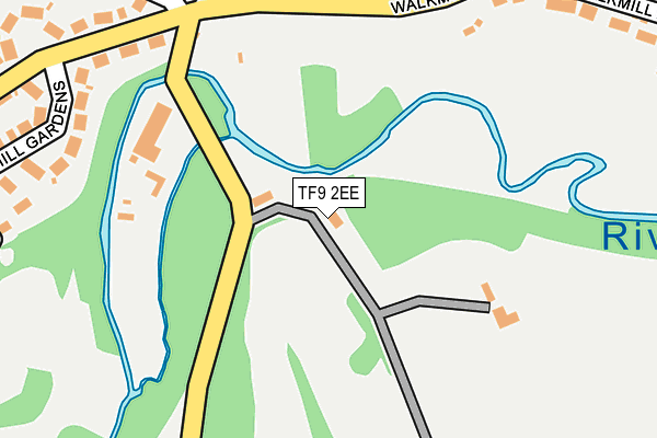 TF9 2EE map - OS OpenMap – Local (Ordnance Survey)